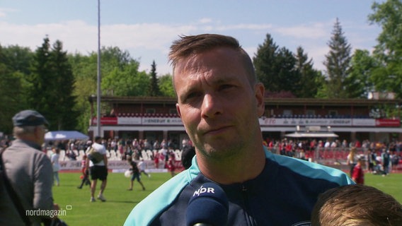 Lars Fuchs, Trainer Greifswalder FC. © Screenshot 