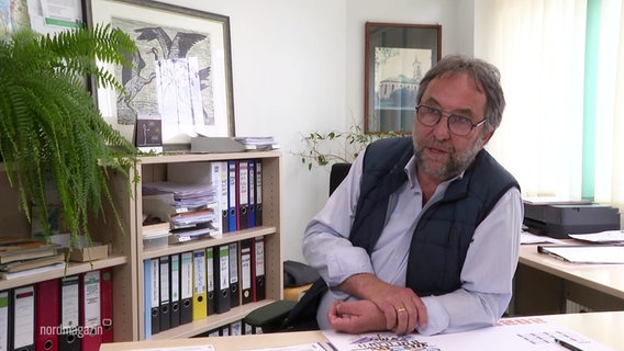 Wolf-Dieter Ringguth vom Tourismusverband Mecklenburgische Seenplatte. © Screenshot 