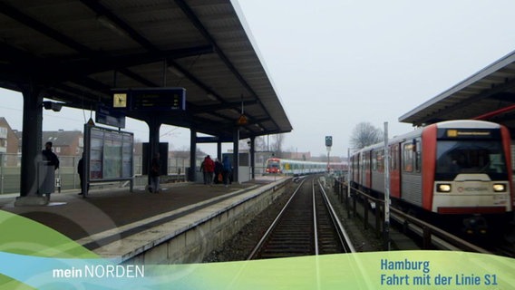 Der U- und S-Bahnhof in Hamburg Barmbek  