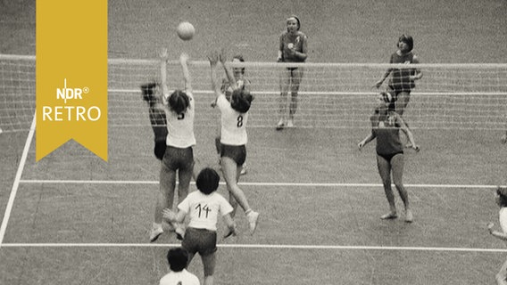 Volleyball-Spielerinnen der Deutschen Meisterschaft der Junioren 1965  