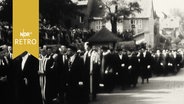 Professoren bei einer Prozession durch Göttingen 1962  