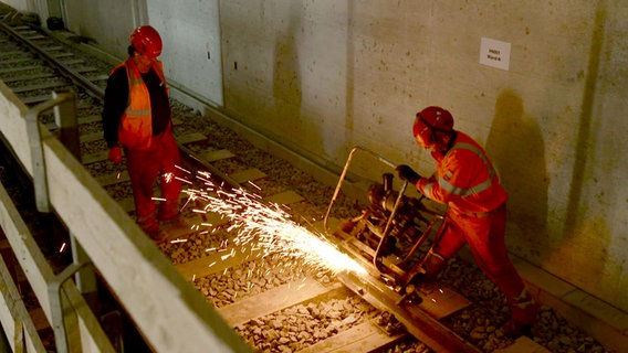 Unter dem Stadtteil Hamburg Horn entsteht ein neues Kreuzungsbauwerk für U-Bahnen. © NDR/Julia Schwenn 