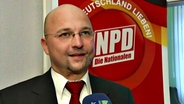 Matthias Heyder, NPD-Spitzenkandidat in Sachsen-Anhalt © NDR 