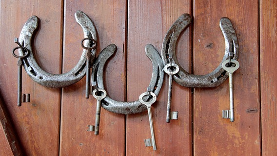 Schlüsselaufhänger aus Hufeisen  Foto: Mirella Pappalardo