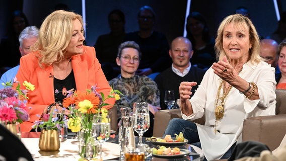 Die Schauspielerin Diana Körner ist zu Gast in der NDR Talk Show am 19. April 2024. © NDR Fernsehen/ Uwe Ernst Foto: Uwe Ernst