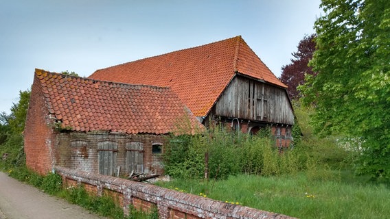 Ein altes Bauernhaus, das von der Natur umwachsen ist. © NDR/Patrick Rott 