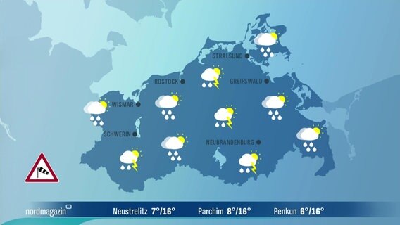 Die Wetterkarte für den 30. März 2023 © NDR 