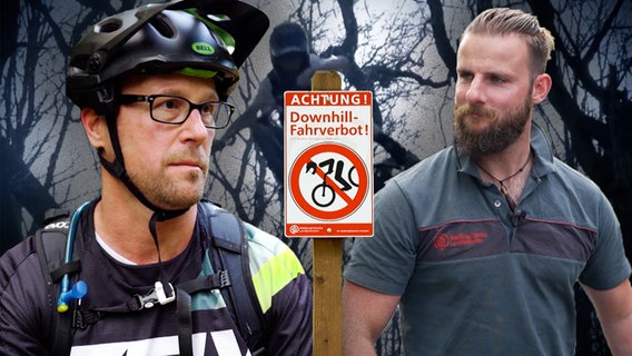 Streit um den Wald - Mountainbiker auf illegalen Wegen © Screenshot 