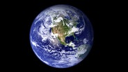Westliche Hemisphäre der Erdkugel © picture-alliance/ dpa Foto: NASA Goddard Space Flight Center