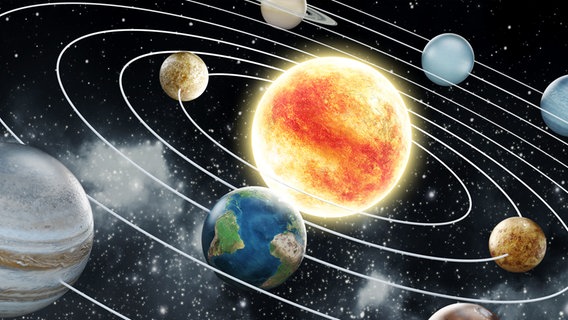 Unser Sonnensystem. © fotolia Foto: Cigdem