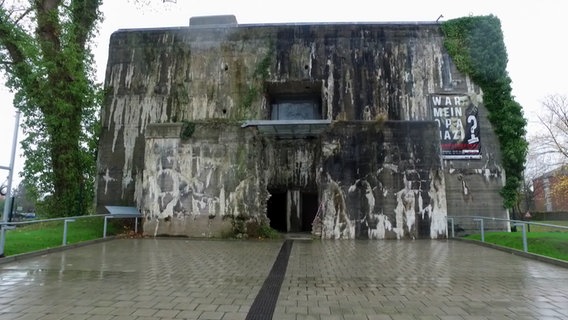 Der Bunker des Vereins "Mahnmal Kilian" auf dem Kieler Ostufer. © NDR 