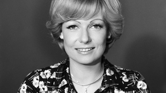 Dagmar Berghoff auf einer Schwarz-Weiß-Aufnahme von 1976. © NDR/Hans-Ernst Müller 