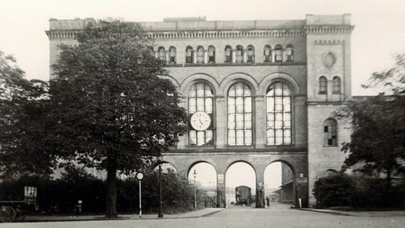 Der Hannoversche Bahnhof um 1941. © Deutsches Zollmuseum 