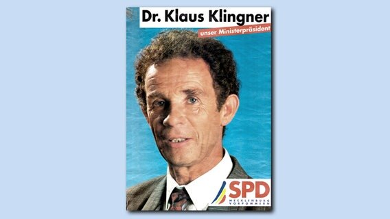 Wahlplakat des SPD-Politikers Klaus Klingner. © Klaus Klingner Foto: Klingner