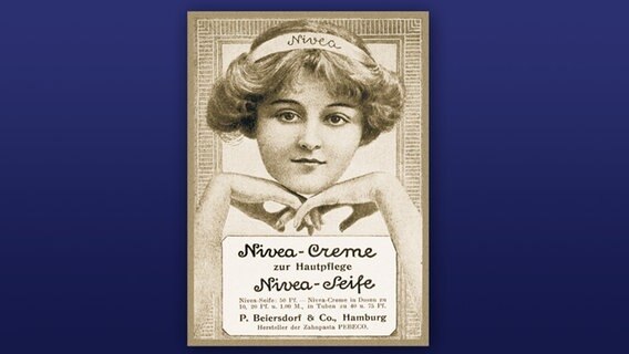 Nivea-Reklameplakat aus dem Jahr 1911. © Beiersdorf AG 