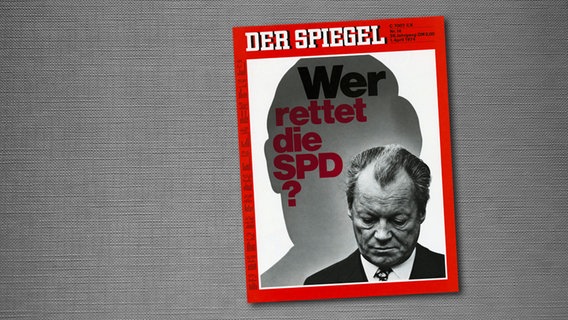 "Spiegel"-Titelbild mit Willy Brandt von 1974 kurz vor dessen Rücktritt © "Spiegel"-Verlag 