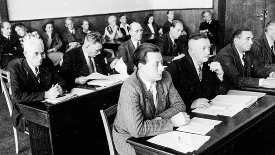 Abgeordnete der dänischen Minderheit im Landtag (1948) Abgeordnete der dänischen Minderheit im Landtag (1948) © SSW