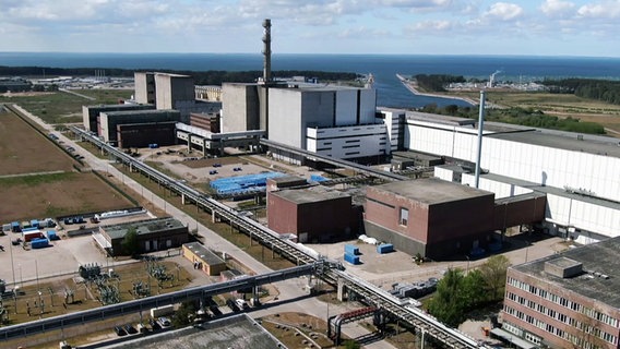 Das DDR-Kernkraftwerk Bruno Leuschner in Lubmin  