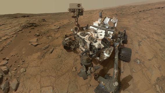 Ein Selfie des NASA-Rovers Curiosity auf der Marsoberfläche im März 2013. © NASA/JPL-Caltech/MSSS 