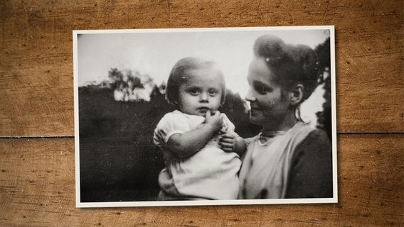 Ingeborg Illing mit Tochter Karen Ende der 1940er-Jahre. © Privat 