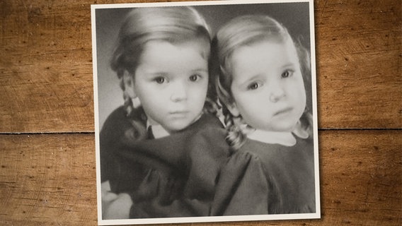 Die Zwillingstöchter von Wilhelm Simonsohn aus Hamburg im Alter von vier Jahren. © Privat 