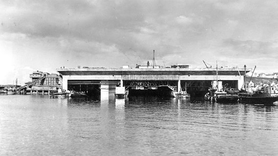 U-Boot-Bunker auf Helgoland in den 1930er-Jahren. U-Boot-Bunker auf Helgoland in den 1930er-Jahren. © Museum Helgoland
