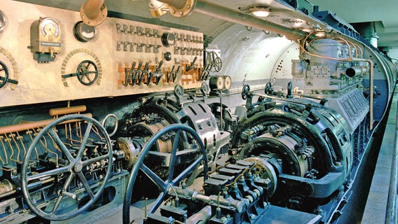 Maschinenraum des U-Bootes "U 1" im Deutschen Museum München. Maschinenraum des U-Bootes "U 1" im Deutschen Museum München. © Deutsches Museum