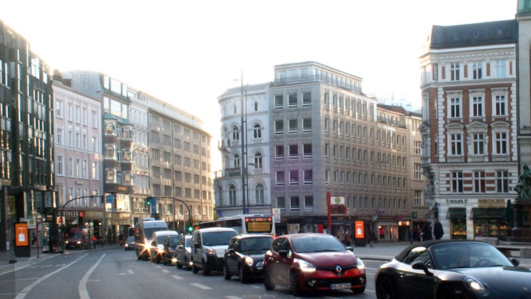 Der Gänsemarkt in Hamburg, September 2018 © NDR Foto: Katharina Schröder