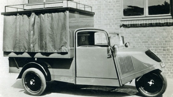 Das Tempo-Front-Modell ist mit 6, 7, 9, 10, 12 oder 14 PS erhältlich: Preis: ab 1.460 Reichsmark. (Aufnahme von 1934) © Daimler 