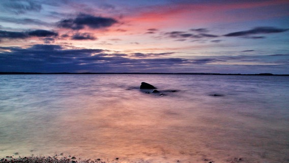 Sonnenuntergang am Strand der Insel Usedom © NDR Foto: Anke Hanusik aus Grimmen