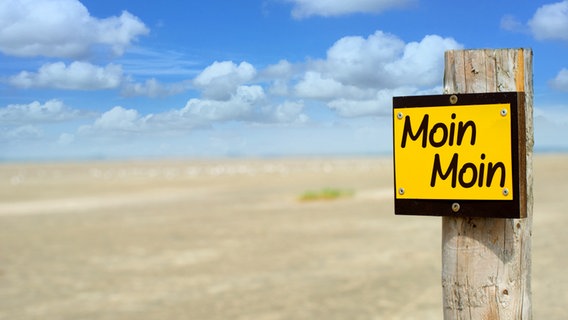Schild mit der Aufschrift "Moin Moin" © fotolia Foto: VRD