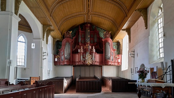 Die Schnitger-Orgel in Weener. © NDR Foto: Hans-Heinrich Raab