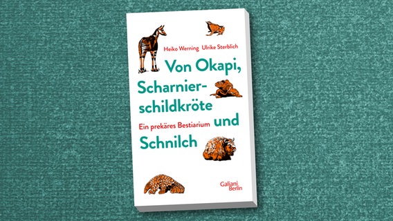 Cover des Sachbuchs von Ludwig Huber: "Von Okapi, Scharnierschildkröte und Schnilch. Ein prekäres Bestiarium" (Galiani) © Galiani 