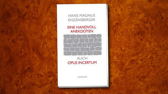 Hans Magnus Enzensberger: "Eine Handvoll Anekdoten" (Buchcover) © Suhrkamp 