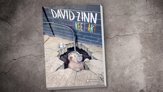 Buchcover: David Zinn - Street Art © Prestel Verlag 