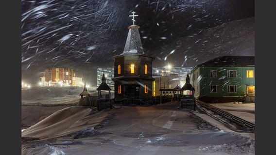 Eine Kirche in Paolo Verzones Bildband "Spitzbergen" © Paolo Verzone/ mare Verlag Foto: Paolo Verzone