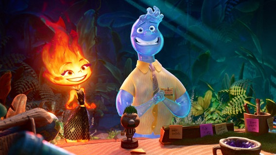 Eine Szene aus dem Pixar-Film "Elemental" © Regisseur und Animator Peter Sohn 