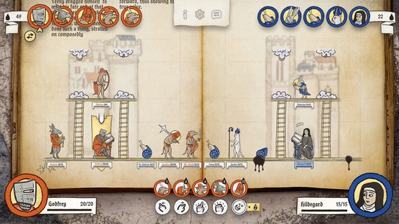 Screenshot aus dem Spiel "Inkulinati" © Inkulinati / Tobias Nowak 