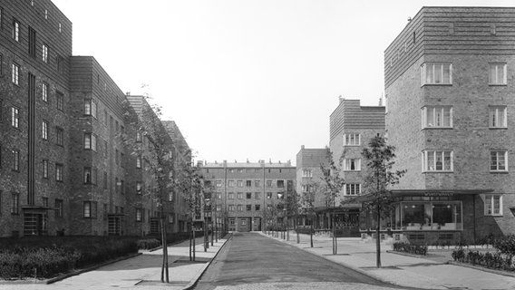 Gustav Oelsner, Wohnhäuser in der Helmholtzstraße und Bunsenstraße, 1927 © Staats- und Universitätsbibliothek Hamburg 