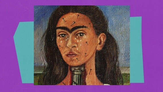 Ein Selbstporträt von Frida Kahlo © Screenshot NDR 