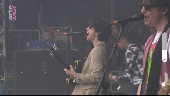 Die Band Inhaler auf dem Hurricane Festival 2022 © Screenshot NDR.de / ARTE Concerts 
