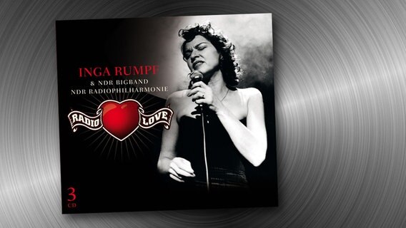 Inga Rumpf & NDR Bigband / NDR Radiophilharmonie: "Radio Love"  (CD-Cover) © Edel Content 
