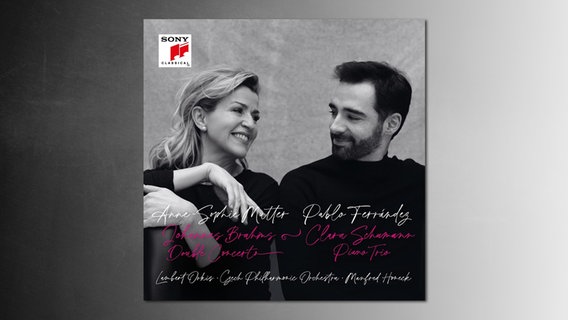 CD-Cover: Anne-Sophie Mutter & Pablo Ferrández: J. Brahms: Doppelkonzert op.102 & C. Schumann: Klaviertrio op.17 © Sony Classical 