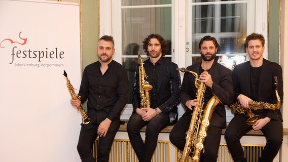 Das Signum saxophone quartet © Oliver Borchert 