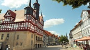 Rathaus in der Altstadt in Duderstadt. © picture-alliance/dpa Foto: Frank May