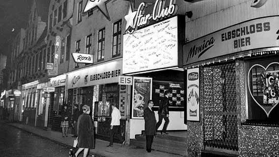Star-Club in der Großen Freiheit 39 auf Hamburg-St.Pauli. © dpa Foto: Lothar Heidtmann