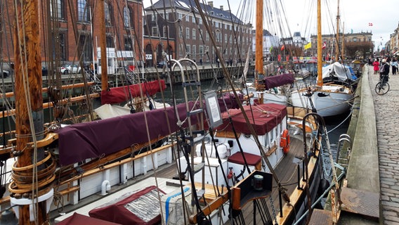 Hafenansicht von Kopenhagen mit Traditionsseglern. © NDR Foto: Thomas Siever