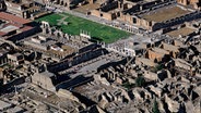 Blick auf die Ausgrabungen von Pompeji. © dpa picture alliance 
