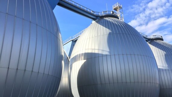 Biogasanlage in Hamburg. © NDR Foto: Reinhard Postelt