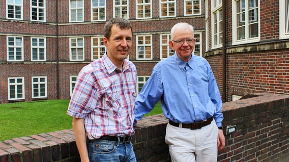 Ulf Bollmann (links) und Gottfried Lorenz © NDR Foto: Hanna Grimm